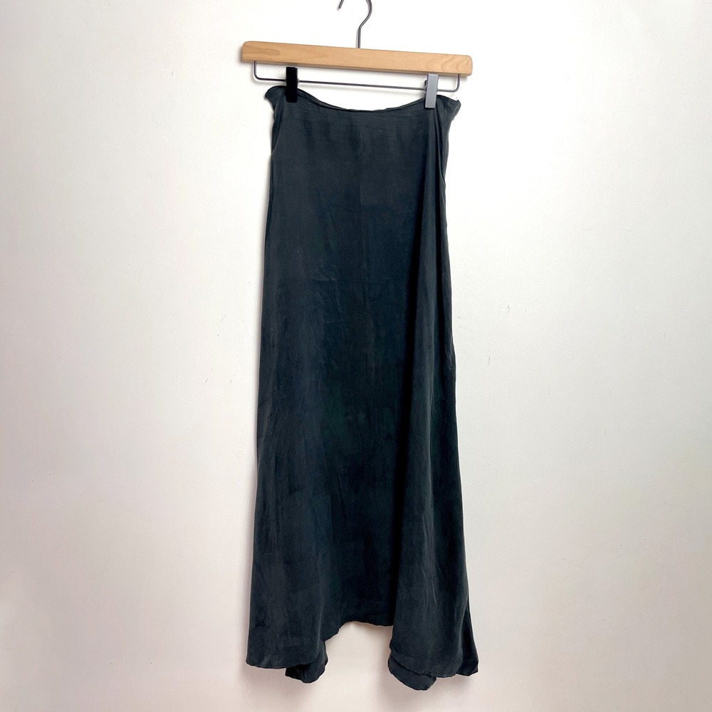 Vintage Bias Cut Maxi Skirt High Waisted Small 90s Minimalist Capsule Timeless